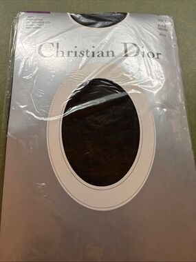 Dior CD Christian Dior Black Hosiery Pantyhose